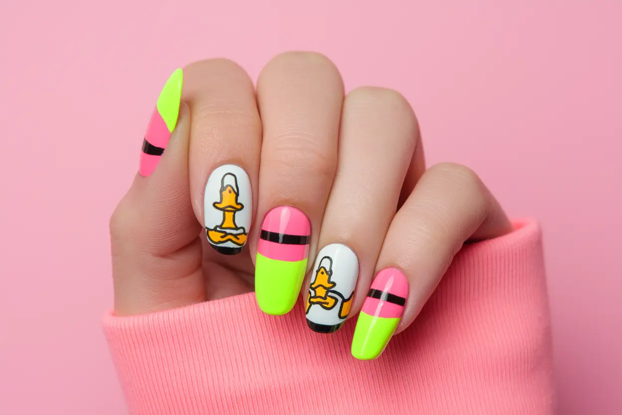 Blending personal styles making duck nails uniquely yours