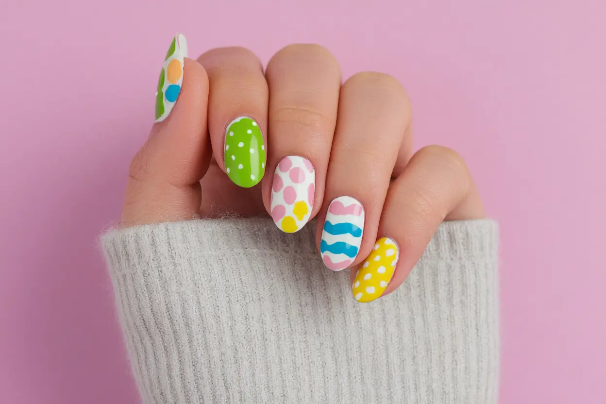 Diy easter nail art step by step tutorials for beginners