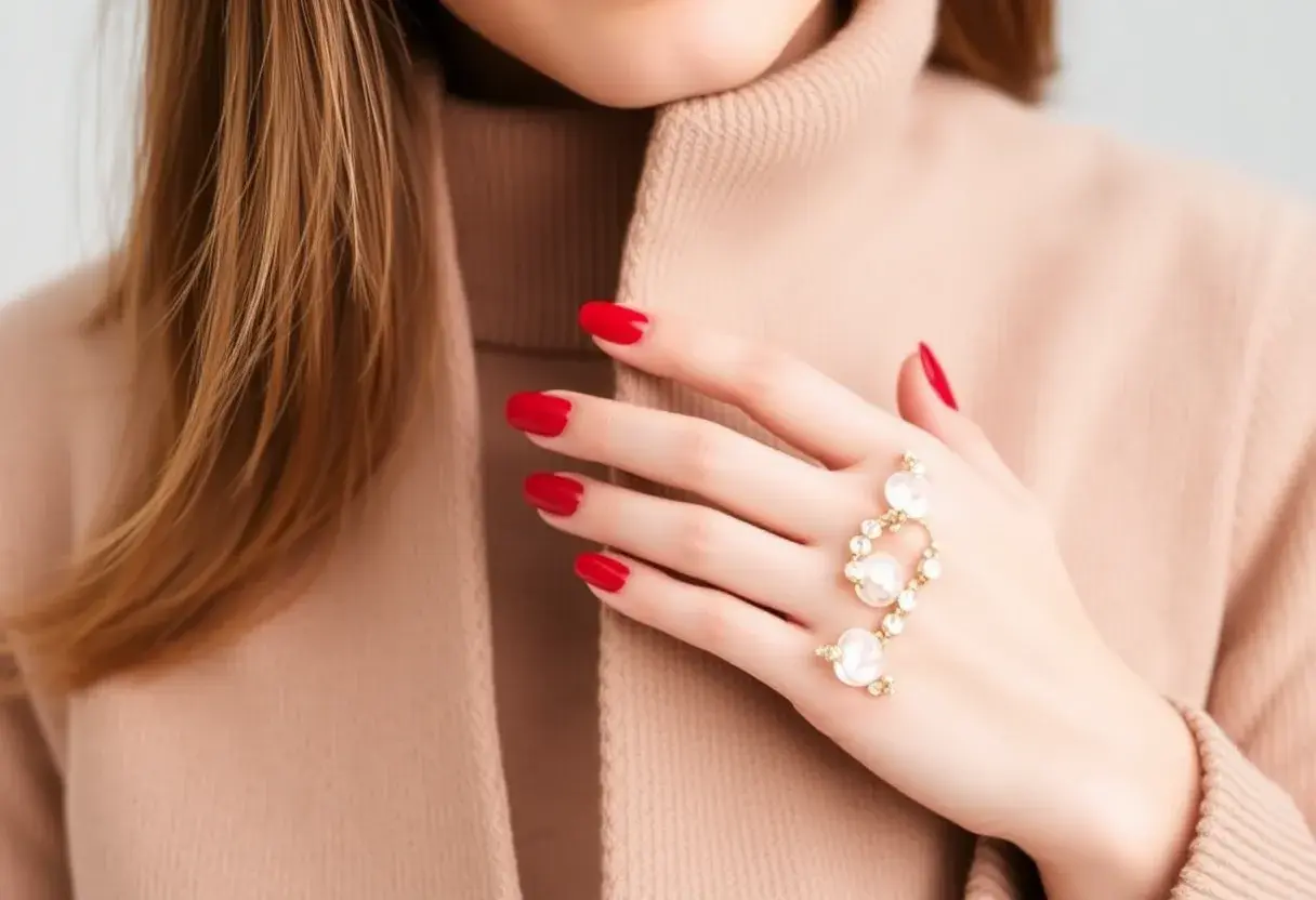 From bold to subtle a color guide for pairing red nails with your outfit
