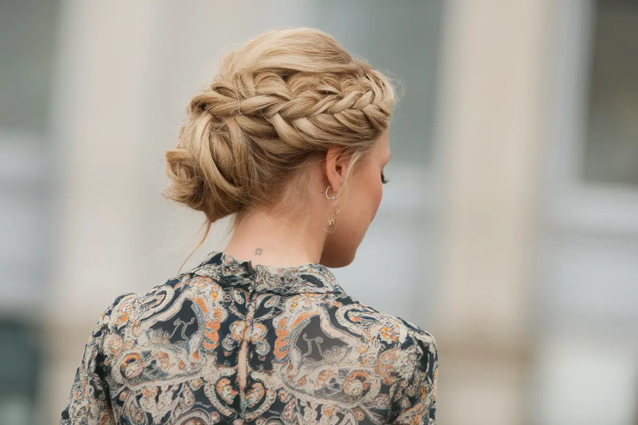 Half up half down hairstyles