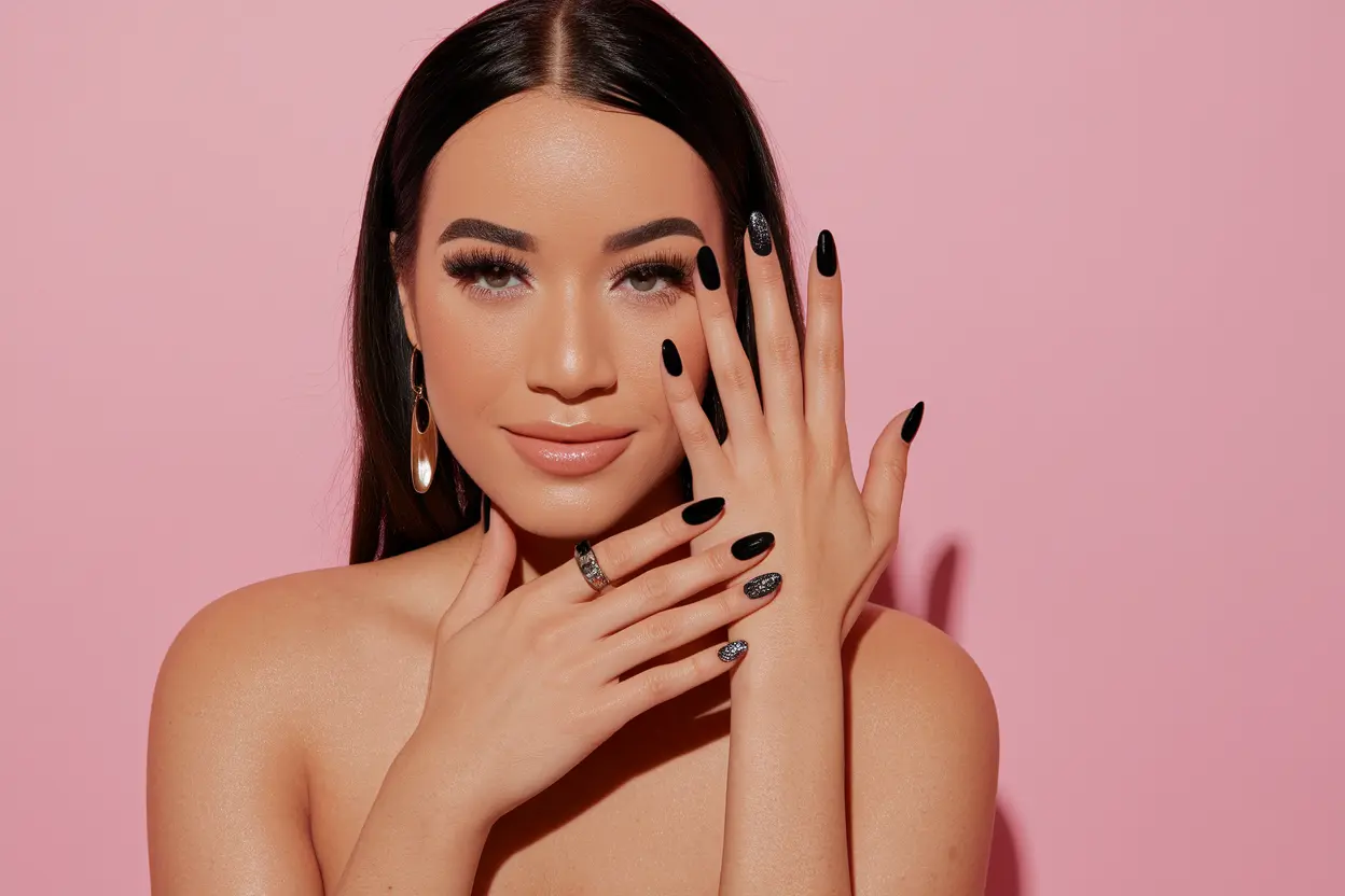 Seasonal black nail trends how to style your nails year round