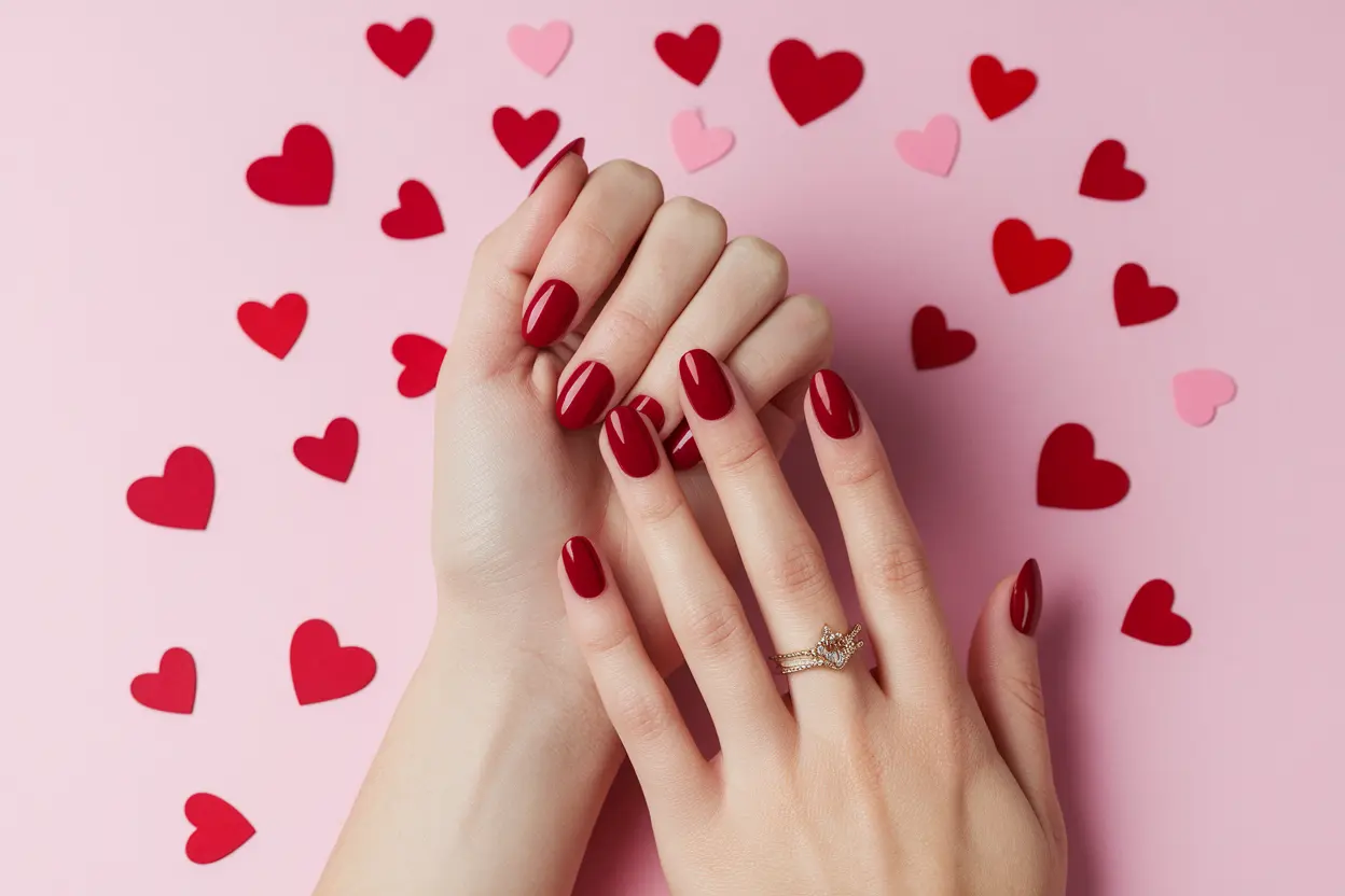 The best nail colors for valentine's day shades that speak love