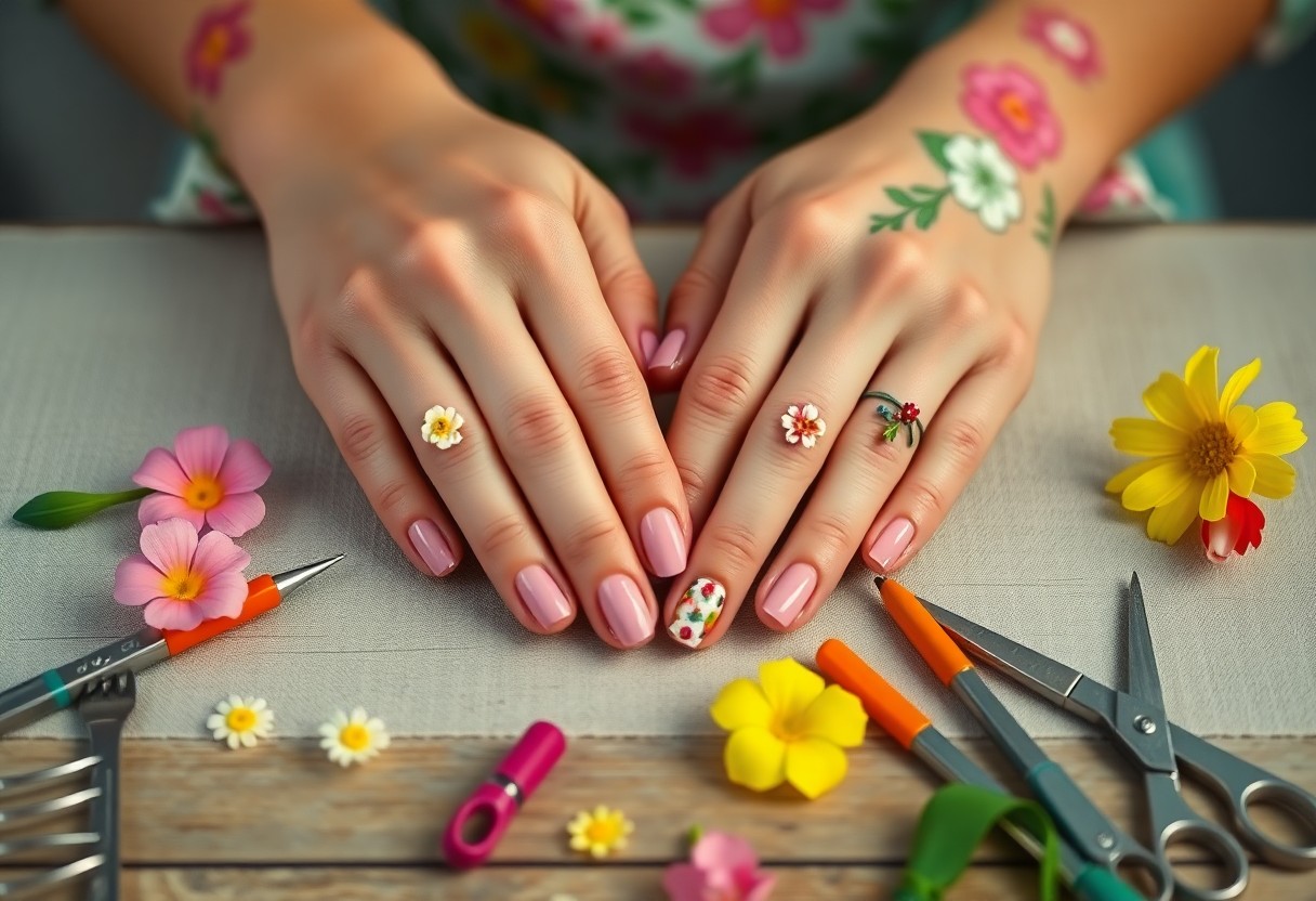 Easy diy spring nail art tutorials kvc